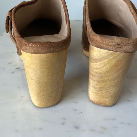 Veronica Beard Dacey Suede Clogs - Picture 4 of 9